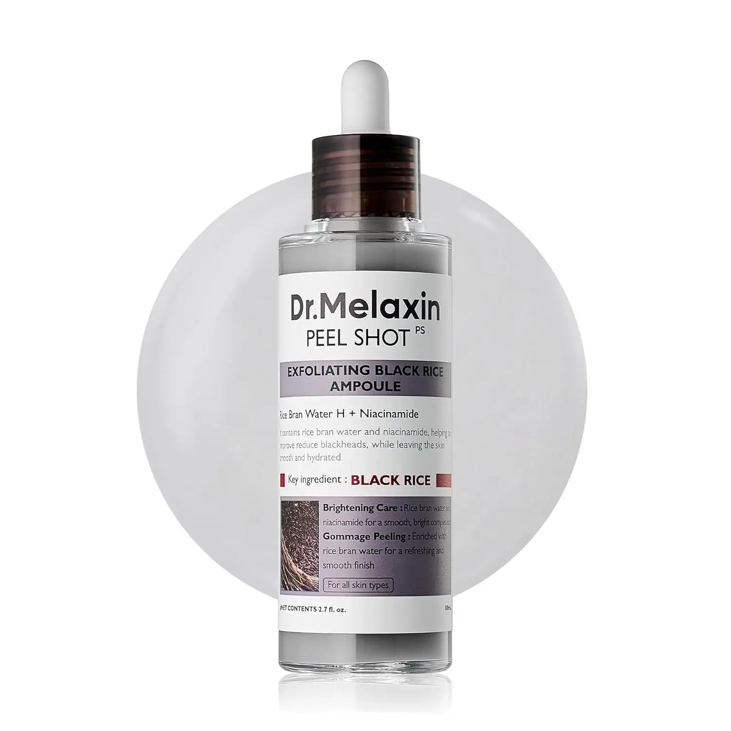 Dr. Melaxin Ampollas exfoliantes Rice Peeling y Ampoule Peel Shot Glow eliminador de piel muerta