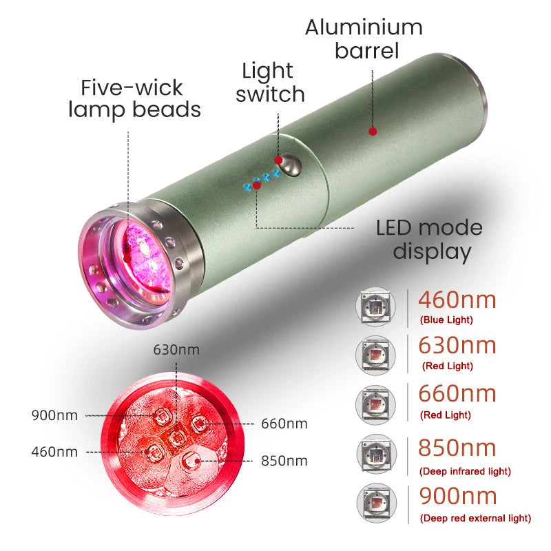 Infrared Red Light Therapy Lamp Cold Treatment cicatriz y heridas en los pezones a lactancia materna