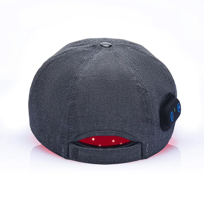 Nuevos LED infrarrojos Gorro de terapia con luz roja anticaída, relajante del cuero cabelludo y antiinflamatorio
